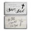 Serve the Lord Cross - Ensemble de 2 encadrements d'art textuel sur toile-123229325-123229327