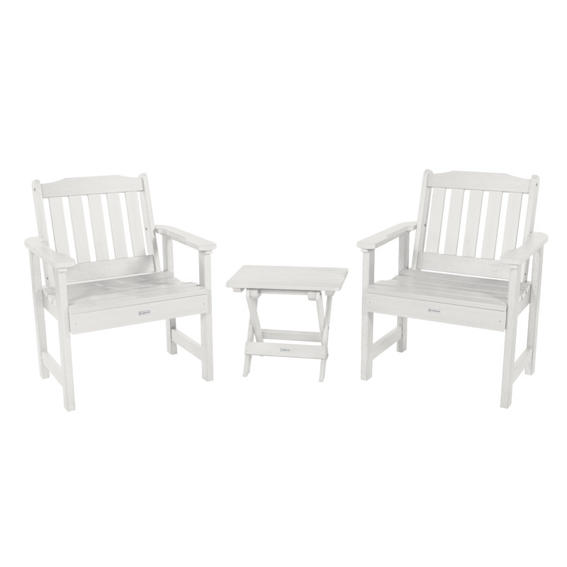 Anette 2 - Person Patio Conversation Set, White