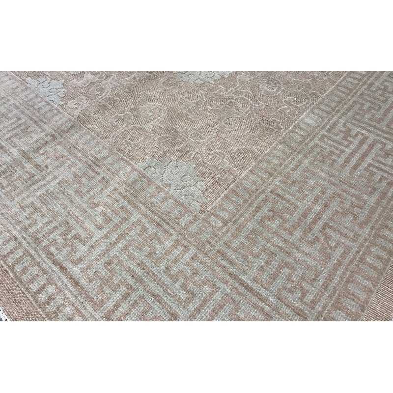 Hand-Knotted High-Quality Rust Area Rug