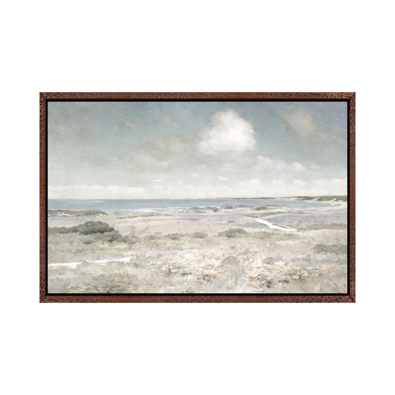 By The Shore by Christy McKee - Gallery-Wrapped Canvas Giclée on Canvas, 101.6 cm H x 66.04 cm W, Brown Framed