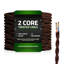 Harber 2Core Twisted Vintage Coloured 0.75Mm Braided Fabric Flexible Electrical UK Lighting Wire Cable-702575799