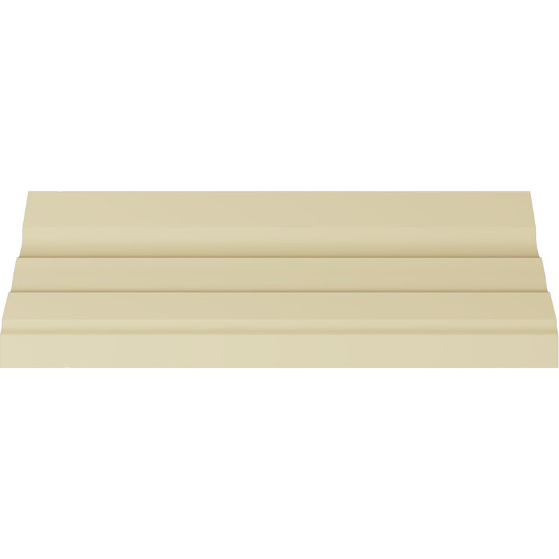 Amelia 94.5'' White Polyurethane Crown Moulding