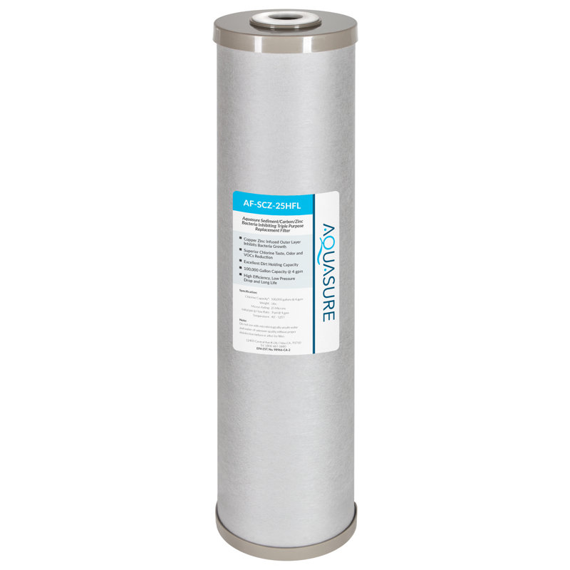 Aquasure Fortitude V2 Large Sediment Carbon Zinc Replacement Filter