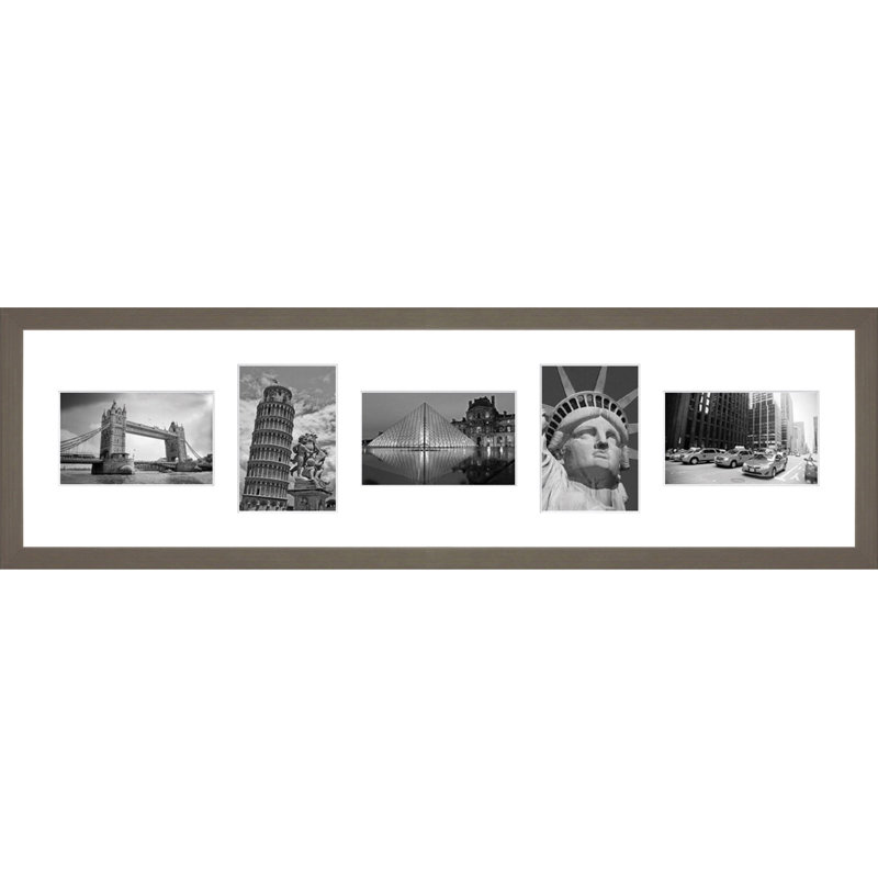 Adlen Collage Picture Frame, Titanium