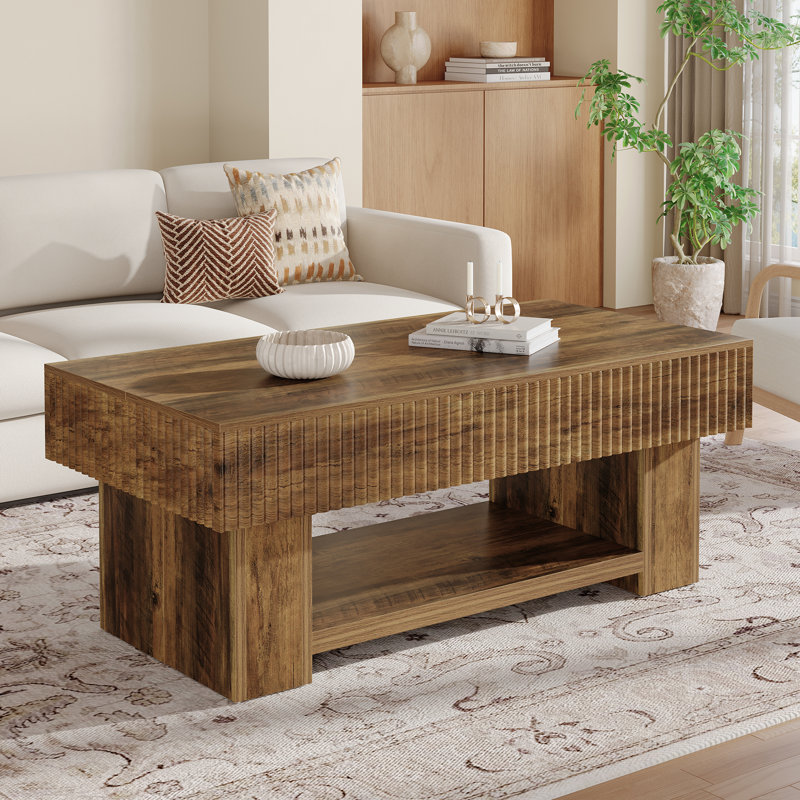 47-Inch Coffee Table with Storage