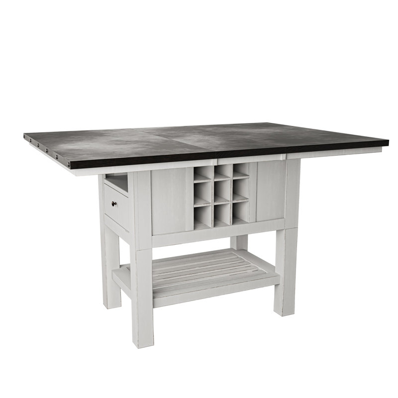 Antique White And Grey Table