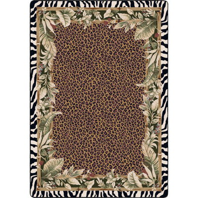 Tapis Alminus Jungle Safari Emerald