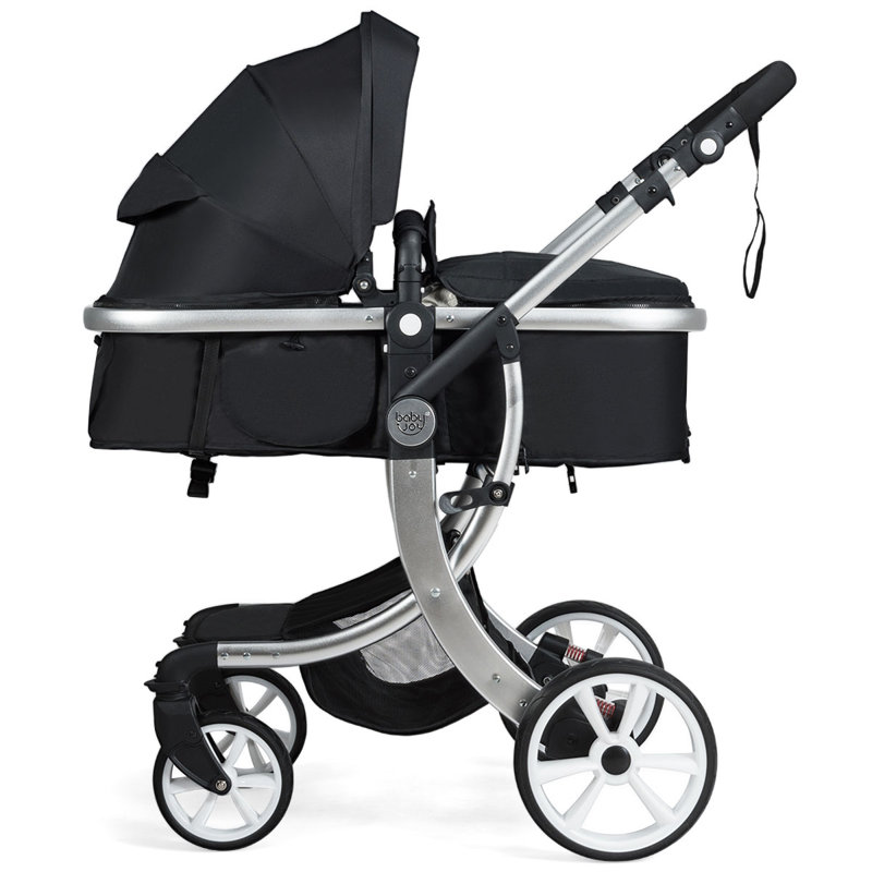 Foldable Pet Stroller, Black