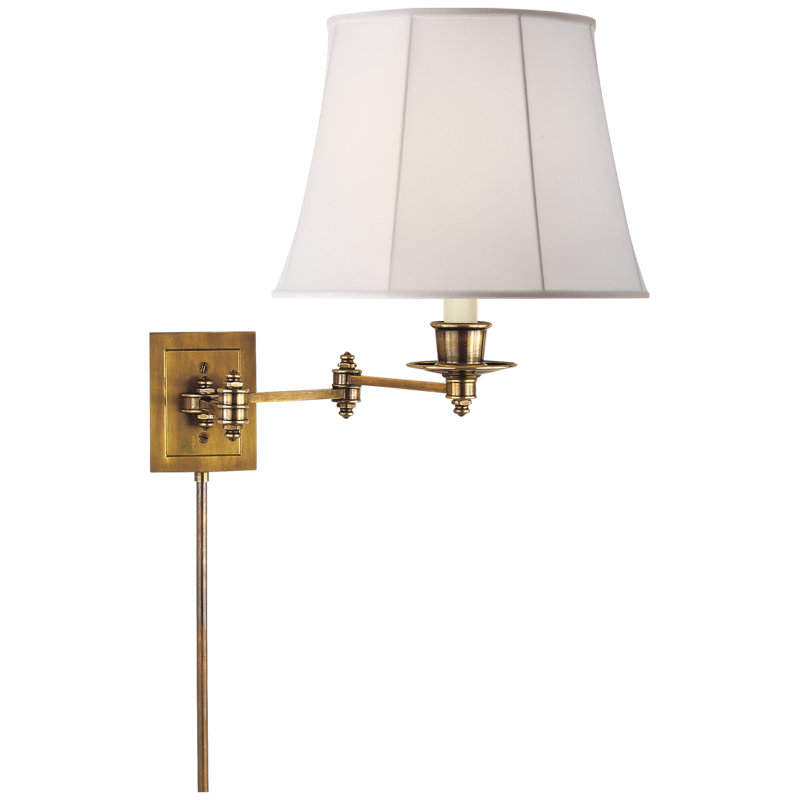 Triple Swing 1 - Light Swing Arm, Hand-Rubbed Antique Brass