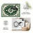 Green Floral carpet-easy to clean, machine-washable, soft and comfortable; suitable for door mats, kitchens, living rooms, bedrooms, corridors, and laundry areas. Easy to clean, durable carpet for home decoration.-2146117079