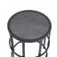 Table d'appoint en céramique avec structure en fer thermolaqué