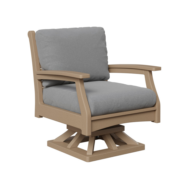 Classic Terrace Outdoor Rocker Chair, Gateway Mist, Weatherwood