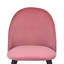 Chaise d'appoint rembourrée capitonnée en bois manufacturé-1313168009