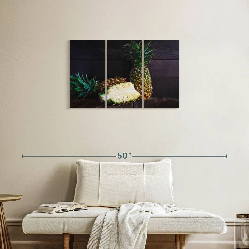 Yarlin Delicious Pineapple, 20" H x 33" W