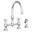 Fairfield Kitchen Bridge Faucet with Side Spray-1260315196