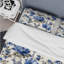 Ensemble de housse de couette motif ornemental bleu à motif victorien I-137063180