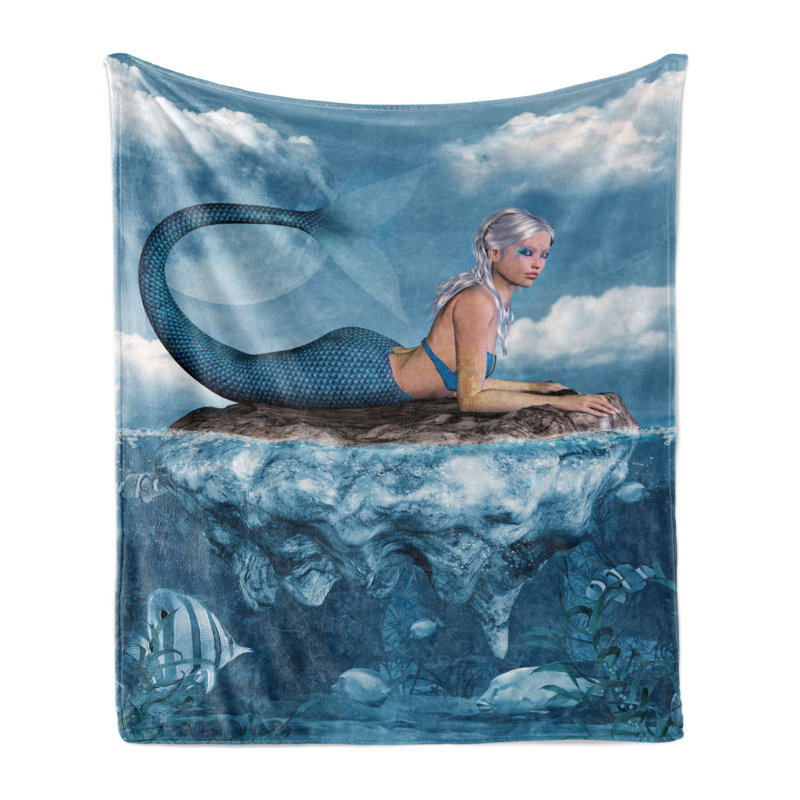 Hand Woven Throw Blanket, 70" W x 90" L