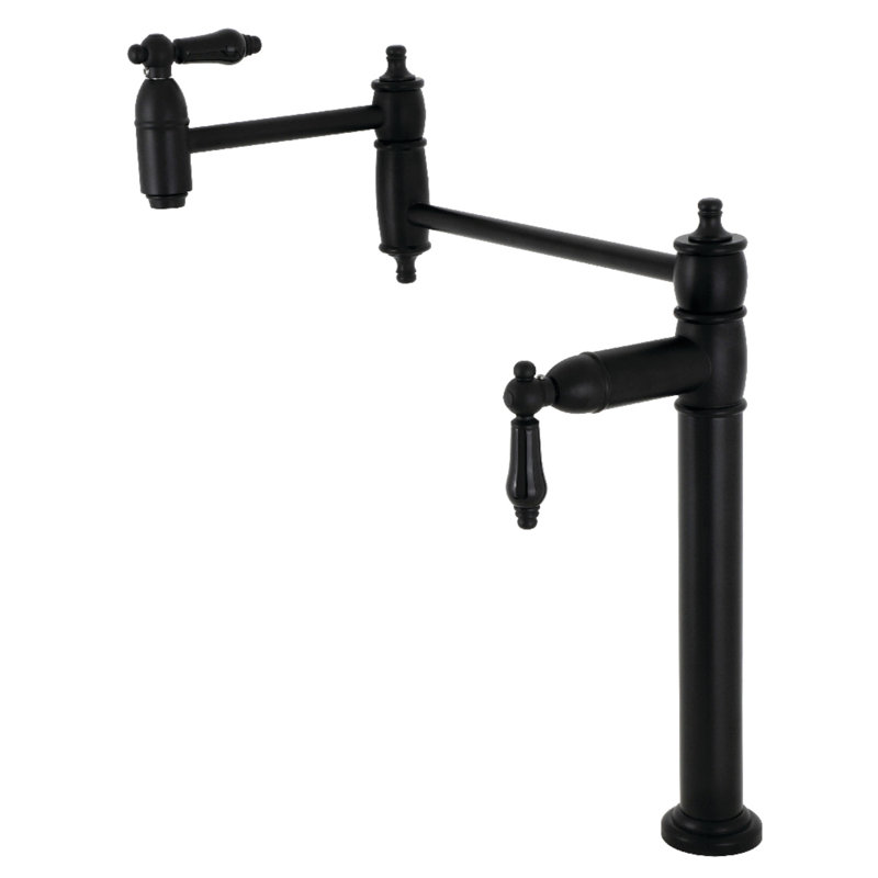 Robinet remplisseur Kingston, Noir mat