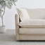 Canapé modulaire en U en chenille beige à 5 places avec canapé modulaire confortable