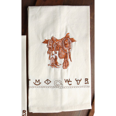 Elettra Cotton Embroidered Tea Towel Kitchen Towel