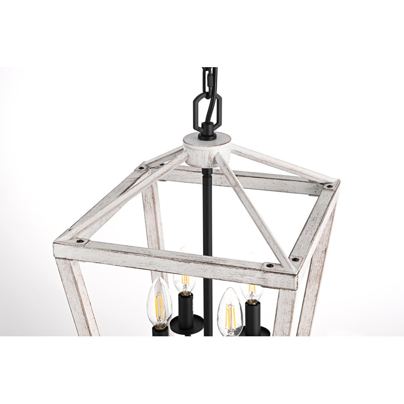 Luminaire suspendu Arabelle, Blanc patiné