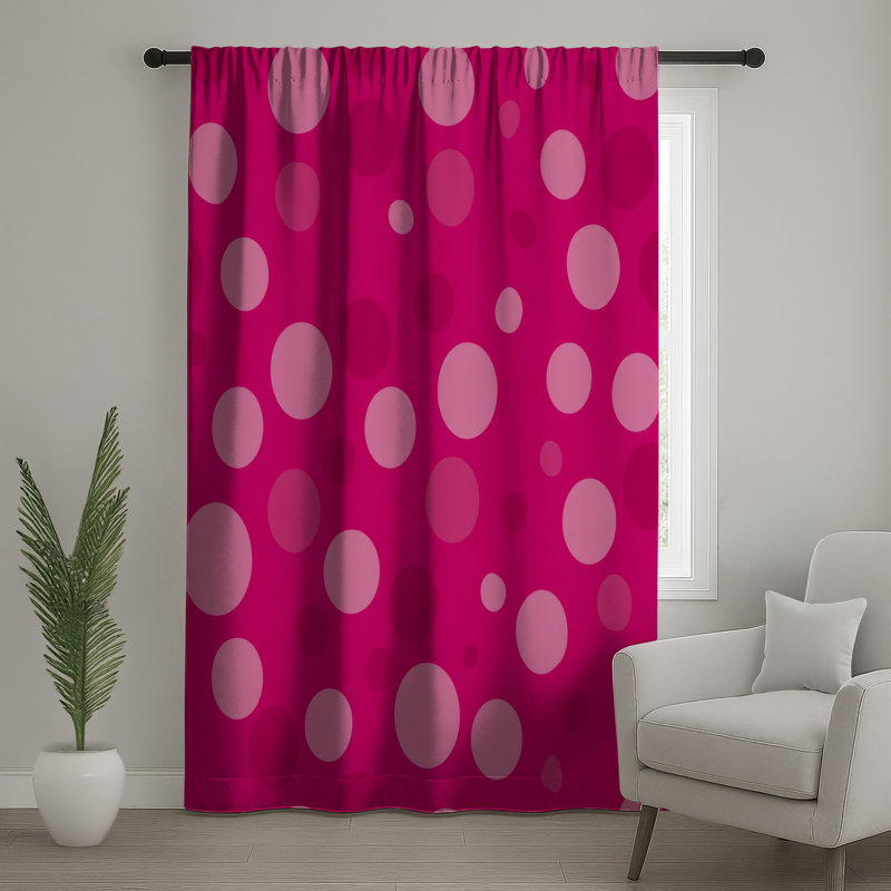 Rideaux à pois, voilages et voilages à pois - 1 panneau, Blocage, 50 po x 92 po - 1 panneau