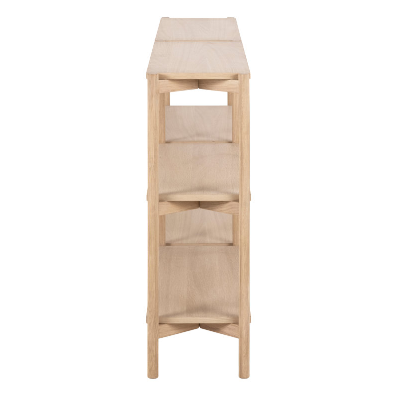 Glouster 88.4cm H x 169cm W Standard Bookcase, Sonoma Oak