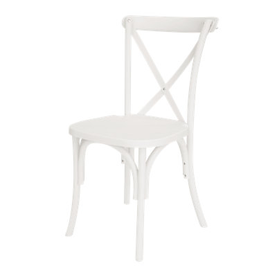 Chaise de patio empilable en résine Lucca