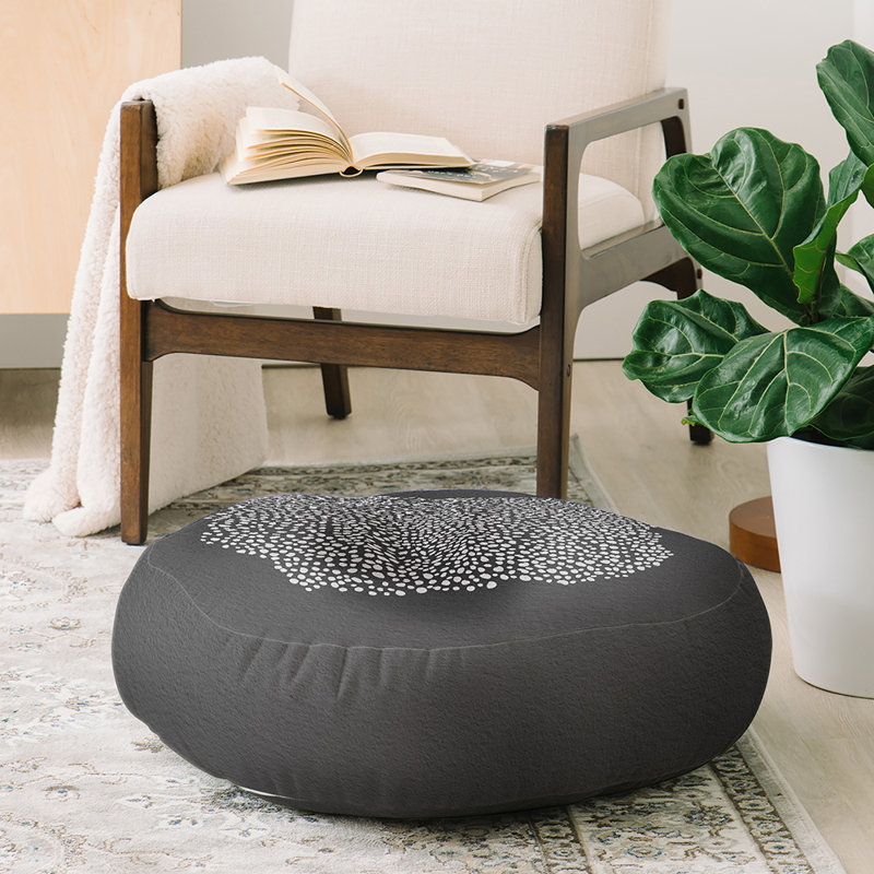 Coussin de plancher Iveta Abolina, H 26 po x l 26 po x P 7 po