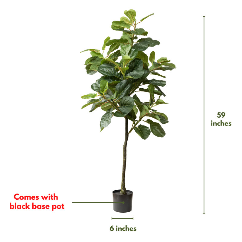 Figuier artificiel 60 po en pot, 1