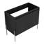 Meuble-lavabo autoportant 36 po, chêne foncé - 36 po, revêtement rayé