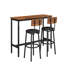 2 - Person Four Leg Dining Set-762796071-762796070