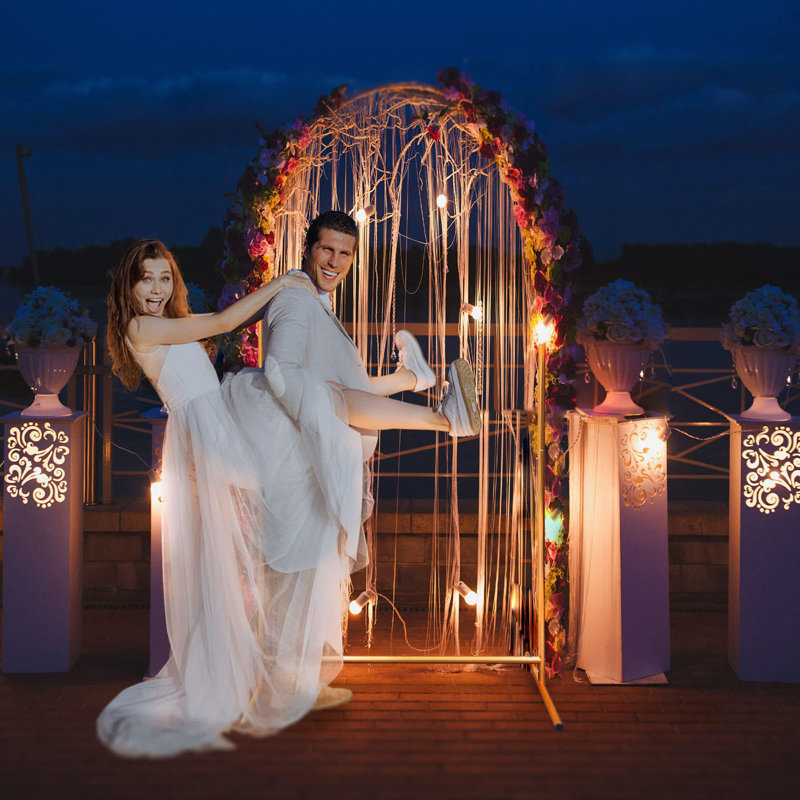 31.2'' W x 21.6'' D Backdrops & Signs in Gold