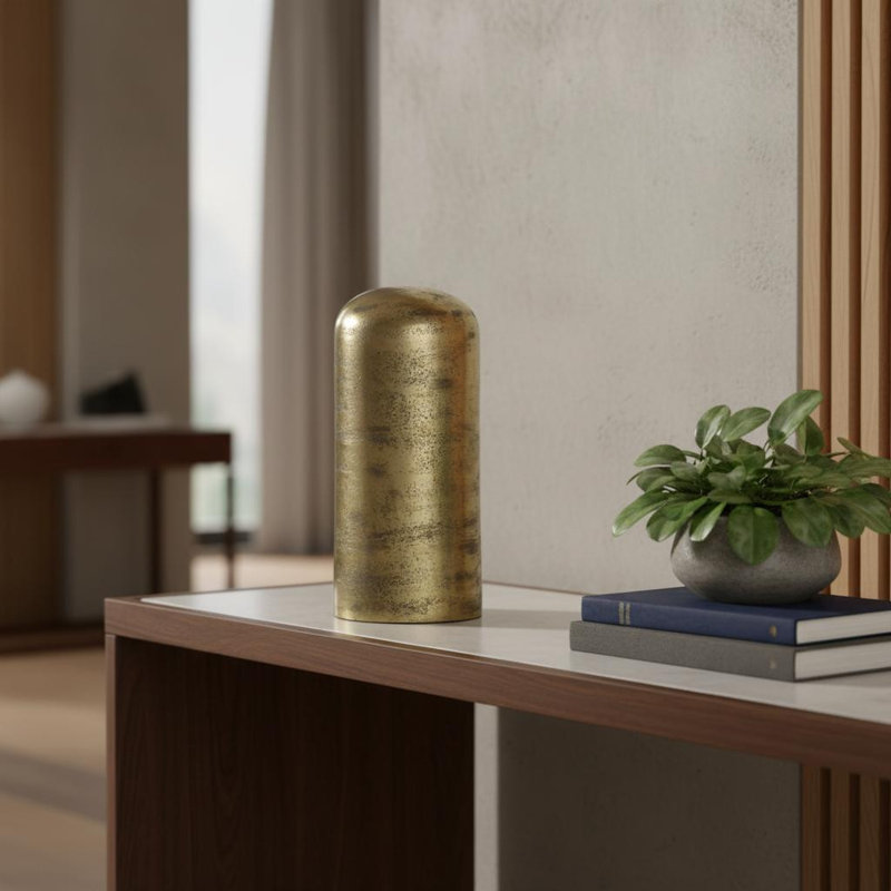 Sculpture de table cylindrique 10 po