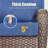 Patio Outdoor 3-Seat Sofa, Outdoor Conversation Furniture, All-Weather Rattan Couch With Cushion-90148023-90148022