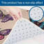 Tapis de cuisine antidérapant mauve et bleu papillon, 2 pièces