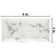 Classico Carrara 3" x 6" Ceramic Stone Look Subway Tile