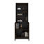 Bibliothèque à double porte, bureau, noyer teinté