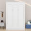 Lit escamotable mural avec tablettes Murphy