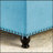 Large Square Storage Ottoman with Wooden Legs, Button-Tufted Top, and Nail Trims for Elegant Living Spaces-644857775