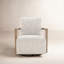 Fauteuil d'appoint pivotant rembourré Camino-1944713373