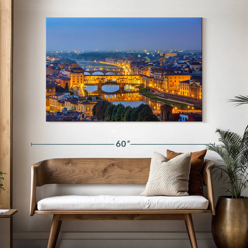 Ravi Florence By Nightfall, 34" H x 51" W