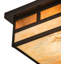 Hyde Park "T" Mission 1 - Light Flush Mount