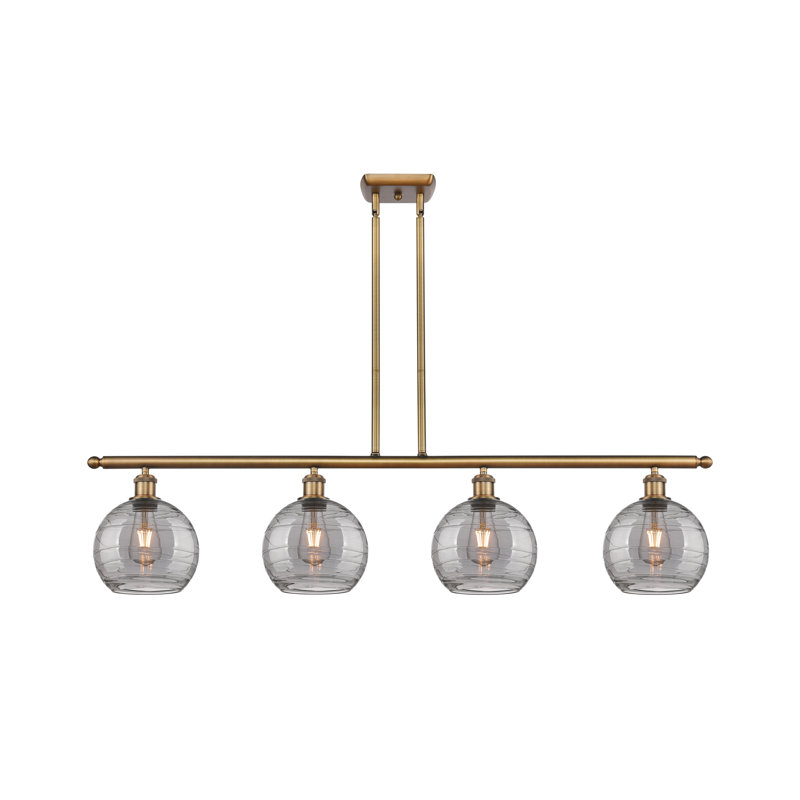 Luminaire suspendu 4 lumières Ellington, Chrome poli