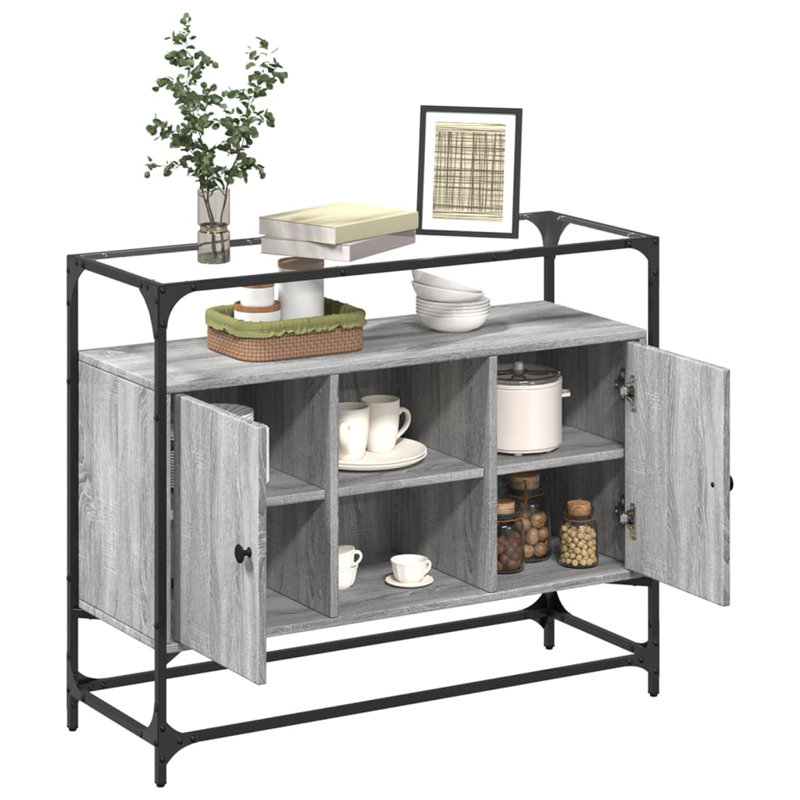 Ajaylah 98cm Sideboard, Grey/Sonoma