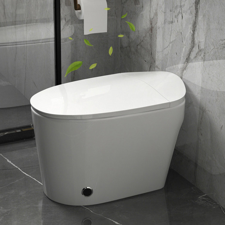 Elongated One Piece Toilet Water-Saving