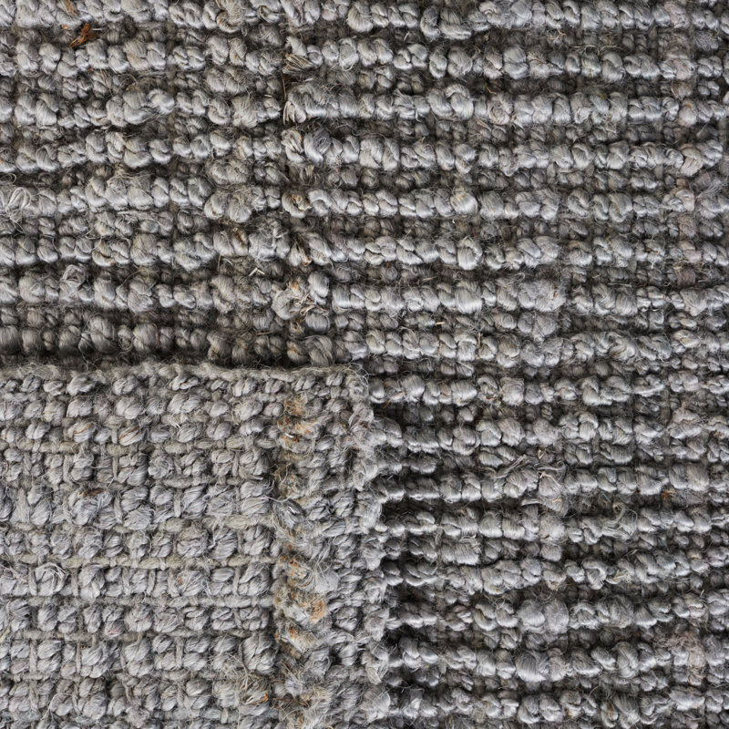 Tapis gris clair en jute tissé à la main Ralph Lauren, Rectangle 6 pi x 9 pi
