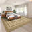 Living Room Rug Washable Rugs Modern Border Rug Stain Resistant Non Slip Carpet for Nursery Apartment Office-181392877-181392872
