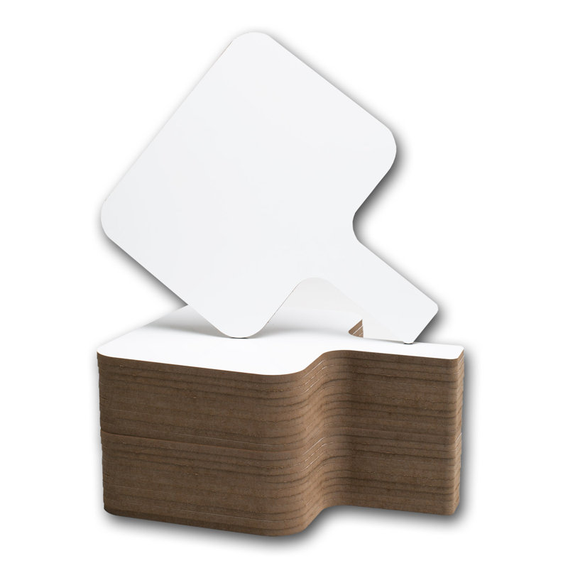 Palette de rectangle effaçable à sec H 8 po x l 9,75 po