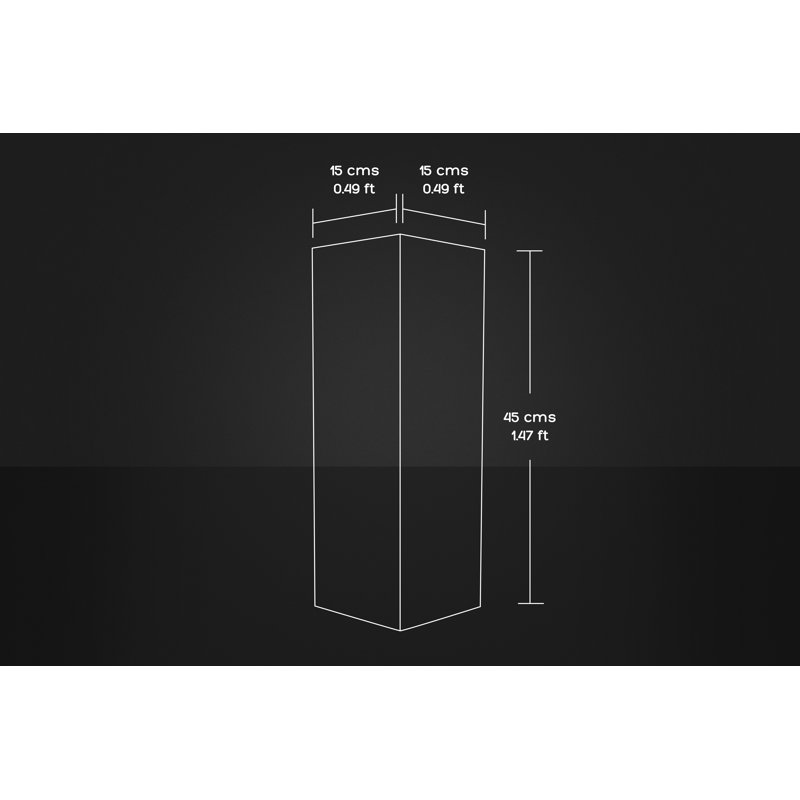 Lampe de table cubique verte 17,7165 po Talan